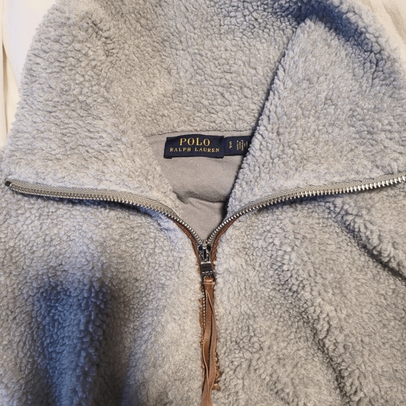 POLO Ralph Lauren Sherpa Half Zip Sweater - Picture 3 of 3